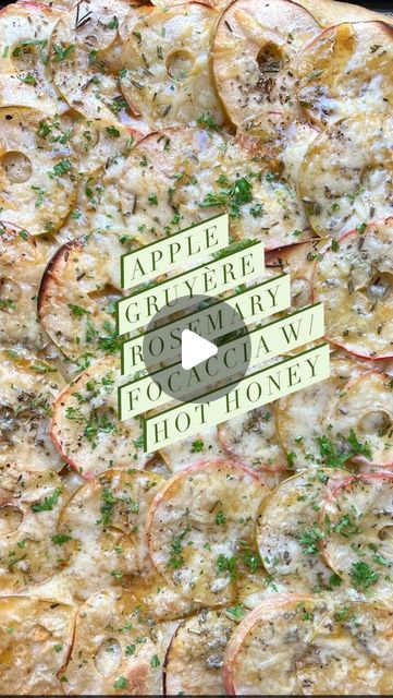 Apple And Cheese, Hot Honey Recipe, Cold Weather Comfort Food, Rosemary Focaccia, Holiday Sides, Healthier Options, Apples And Cheese, Hot Honey, Focaccia Bread