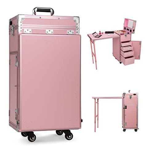 Foldable Makeup Table, Nail Stand, Desk Foldable, Height Adjustable Workstation, Nail Desk, Table Makeup, Nail Table, Organization Cart, Small Workspace