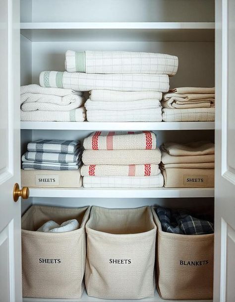 Linen Closet Organization Organize your linen closet with baskets, shelf dividers, and labels for towels, sheets, and blankets. #lifestyle #love #instagood #life #fitness #motivation #fashion #instagram #photography #style #photooftheday #like #happy #follow #travel #gym #inspiration #beauty #workout #model #health #nature #fit #picoftheday #fitnessmotivation #beautiful #loveyourself #art #healthy #luxury Blanket Closet Organization, Workout Model, Washington House, Washington Houses, School Street, Shelf Dividers, Linen Closet Organization, Life Fitness, Gym Inspiration