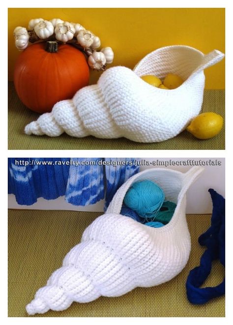 'Spiral shell' Crochet Basket Pattern She’ll Pattern Crochet, Shell Crochet, Spiral Crochet, Crochet Basket Pattern Free, Spiral Shell, Knitted Items, Basket Pattern, Crochet Basket Pattern, Shell Pattern