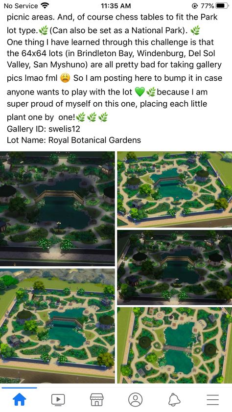 Sims 4 San Myshuno, San Myshuno, Sims 4 House Plans, Sims 4 Houses, Picnic Area, The Sims 4, Botanical Gardens, The Sims, Sims 4