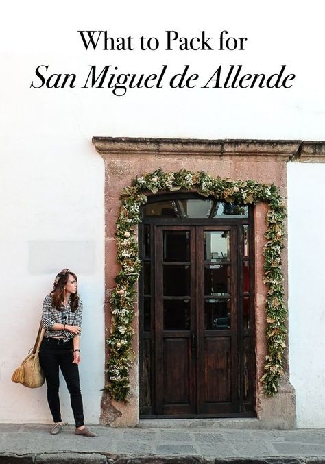 When I was packing for spending the holidays in Mexico City and San Miguel de Allende, I made a couple huge mistakes. Don't do the same thing! Outfits For San Miguel De Allende, Guanajuato Mexico Outfit, Airplane Travel Outfits, Outfits New Year, Outfits For Mexico, Eco Hotel, Eco Travel, Visit Mexico, Airplane Travel