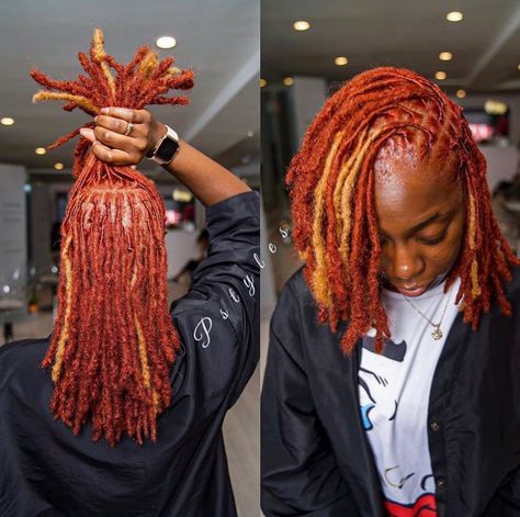 DMV Pro. Loctician Pstyles on Instagram: “Loc color two process and retwist by me @pstyles3 and @blacthunda .My products (NZURI Culture ) will have your hair growing. I used NZURI…” Loc Color Ideas, Dreads Black Women, Locs Colors, Color Locs, Locs Ideas, Dyed Dreads, Locs Color, Loc Colors, Colored Dreads