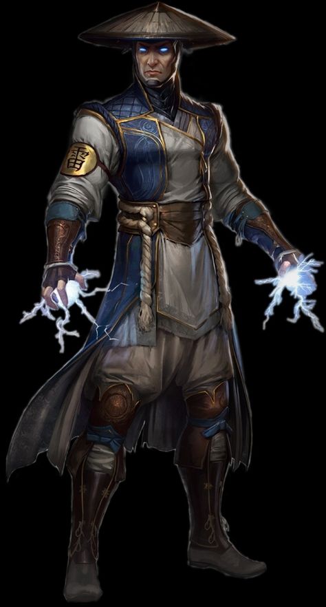 Lord Raiden, Concept Art Character Design, Warrior Concept Art, Art Character Design, Dungeons And Dragons Classes, Johnny Cage, Combat Art, Alien Concept Art, Concept Art Character