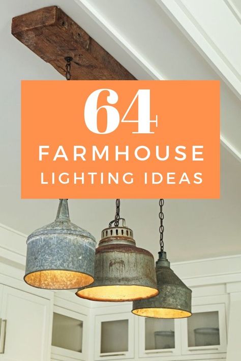 Farmhouse Lighting Ideas, Farmhouse Outdoor Lighting, Farmhouse Style Lighting, Farmhouse Light Fixtures, Luminaire Vintage, Farmhouse Pendant Lighting, Farmhouse Chandelier, Lighting Trends, Rustic Chandelier