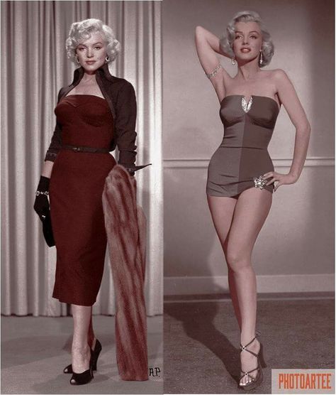 Marilyn Monroe/colorized Pictures Of Marilyn Monroe, Marilyn Monroe Outfits, Estilo Marilyn Monroe, Marilyn Monroe Fashion, Istoria Artei, Marilyn Monroe Art, Joe Dimaggio, Marilyn Monroe Photos, 1950s Style