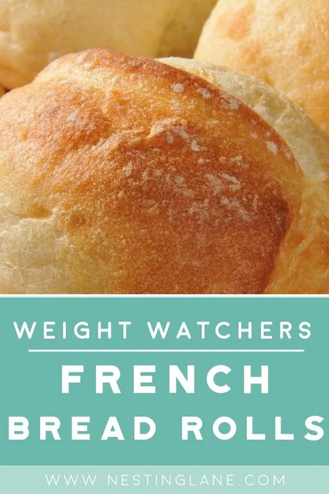 Weight Watchers French Bread Rolls Recipe from scratch with yeast, sugar, vegetable oil, salt, and bread flour. 1 WW Point Green Plan Ww Bread Recipe, Ww Vegetarian, French Bread Rolls, Low Points Weight Watchers, Low Calorie Bread, Weight Watchers Food Points, Dinner Favorites, Weight Watchers Meal Plans, Bread Rolls Recipe