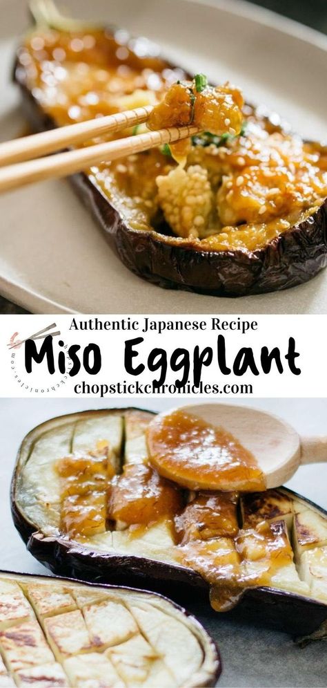 Miso eggplant | Recipe | Eggplant recipes easy, Vegetarian dishes, Japanese side dish Cooking Beginners, Nasu Dengaku, Miso Recipes, Miso Eggplant, Japanese Vegan, Japanese Side Dish, Recipe Eggplant, Miso Recipe, Eggplant Recipes Easy