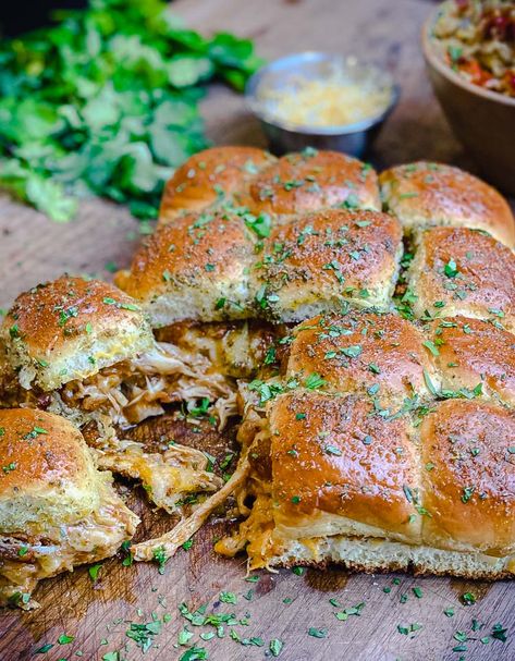 Enchilada Sliders, Gameday Sliders, Sliders Chicken, Queso Quesadilla, Outdoor Recipes, Green Chili Chicken Enchiladas, Leftover Lamb, Cheesesteak Sliders, Philly Cheese Steak Sliders