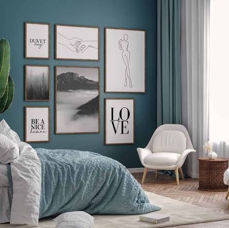 https://encrypted-tbn0.gstatic.com/images?q=tbn:ANd9GcR3w65-ZjAjSKJ4-MYaBQHWgWoOkJkEManjhfrp6RYeKLmpw6TCrYwKWCw4&s=10 Teal Bedroom Ideas For Women, Teal And White Bedroom Ideas, Light Teal Bedroom Ideas, Light Teal Bedroom, Purple Teal Bedroom, Bedroom Sitting Area Ideas, Teal And White Bedroom, Dark Teal Bedroom Ideas, Teal Painted Walls