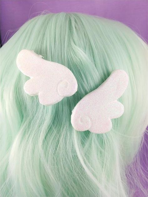 Magical Girl Hair, Fairy Kei Hair, Decora Hair, Classic Anime Style, Decora Accessories, Glittery Hair, Kawaii Hair Clips, Magical Girl Outfit, Magical Boy