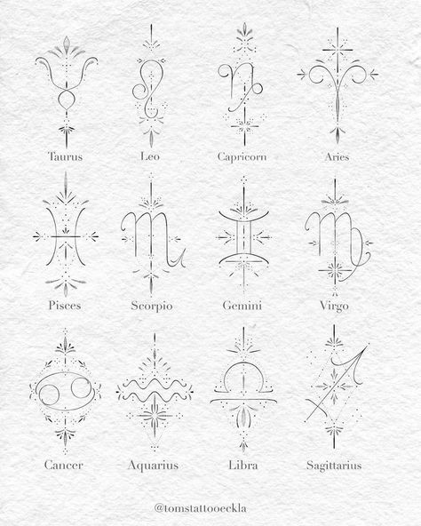 Tattoo Ideas Astrology Zodiac Signs, Aries Geometric Tattoo, Taurus Astrology Tattoo, 2x2 Tattoo Ideas For Women, Small Libra Tattoo, Fine Line Geometric Tattoo, Small Fine Line Tattoo Women, Mystical Tattoos For Women, Taurus Tattoo For Women