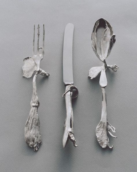 CLAUDE LALANNE (1925-2019) IOLAS FLATWARE SERVICE, DESIGNED CIRCA 1966 Price realised USD 201,600 Estimate USD 70,000 – USD 90,000 Closed:  6 Dec 2022 Claude Lalanne, Ben Brown, French Sculptor, Clark Art, Vintage Silverware, Visual Poetry, Spoons, Flatware, Works Of Art