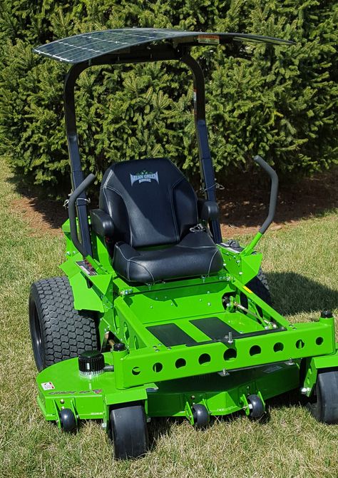 Electric Mower, Zero Turn Lawn Mowers, Walk Behind Mower, Green Products, Net Zero, Zero Turn Mowers, Mean Green, Riding Lawn Mowers, Solar Electric