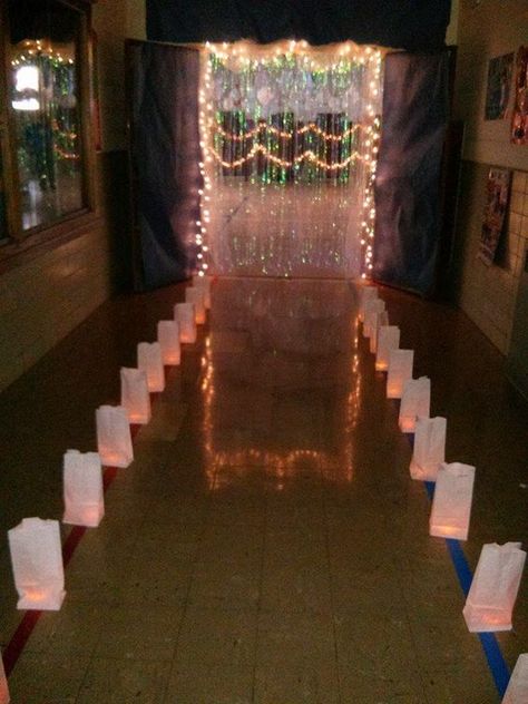 Another school year comes to an end…. Great Idea for a dance entrance School Dance Decorations, School Dance Themes, School Dance Ideas, Middle School Dance, Dance Decorations, Winter Dance, Halloween Dance, Dance Themes, Mother Son Dance