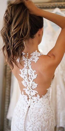 Stunning Trend: Tattoo Effect Wedding Dresses ❤︎ Wedding planning ideas & inspiration. Wedding dresses, decor, and lots more. #weddingideas #wedding #bridal Trend Tattoo, Lace Back Wedding Dress, Back Wedding Dress, Top Wedding Dresses, Backless Wedding, Wedding Forward, A Wedding Dress, Wedding Dress Trends, Vestidos Vintage