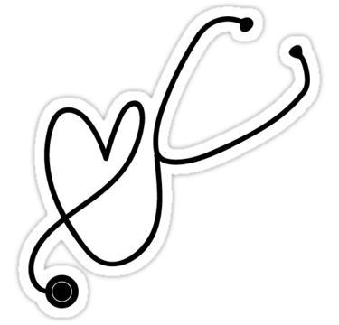 Stethoscope Sticker, Doctor Stickers, Medical Stickers, Paw Print Stickers, Tumblr Stickers, Stickers Redbubble, Ipad Lettering, Unique Sticker, Stickers For Sale