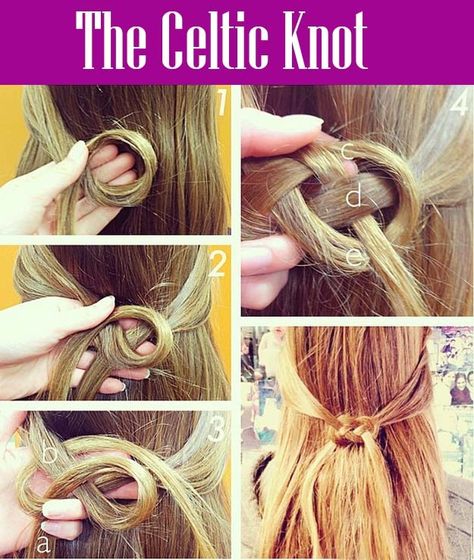 The Celtic Knot Piercing Guide, Holiday Facts, Bow Bun, A Hairstyle, Twist Bun, Hair Guide, Ribbon Hairstyle, Crown Braid, New Year Greeting Cards