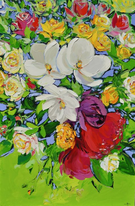 Floral Abundance – Cara Pabst Moran Oil Pastel Paintings, Pastel Paintings, Pastel Painting, Oil Pastel, Pastel, Paintings, Floral