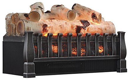 Amazon.com: Duraflame DFI021ARU-05 Electric Log Set Heater with Realistic Ember Bed, Antique Bronze: Home & Kitchen Cheap Electric Fireplace, Large Electric Fireplace, Duraflame Electric Fireplace, Electric Fireplace Logs, Bed Antique, Unused Fireplace, Infrared Fireplace, Electric Logs, Best Electric Fireplace