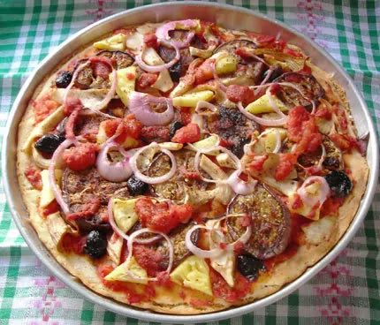 My Favourite No-cheese Pizza - Vegan Pizza | Dairy-free Pizza Recipe No Cheese Pizza, Cheese Free Pizza, Cheese Pizza Recipes, Dairy Free Pizza Recipe, Meat Pizza Recipes, Cheese Pizza Recipe, Dairy Free Pizza, Pizza Vegan, Vegan Pizza Recipe