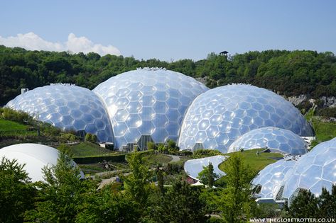 Eden Project Cornwall, Dome Building Architecture, Project Edens Garden, Glass Dome Building, Uk Bucket List, Pamela’s Garden Of Eden, The Eden Project, Things To Do In Cornwall, Artist Ideas