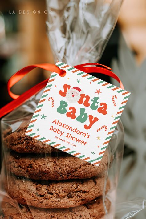 Add a festive touch to your event with our Christmas Santa Baby Baby Shower Favor Tags. Perfect for a Christmas baby shower, these tags enhance your Christmas baby shower theme with charm and style. Discover creative Christmas baby shower ideas, including delightful Christmas baby shower food and unique Christmas themed baby shower ideas for boys. Ideal for December baby shower ideas, they bring your Santa Baby baby shower theme to life. Christmas Baby Shower Food, Christmas Birthday Party Favors, December Baby Shower Ideas, Christmas Baby Shower Decorations, Christmas 1st Birthday, 1st Birthday Favors, 1st Birthday Party Favors, December Baby, Outside Baby Showers