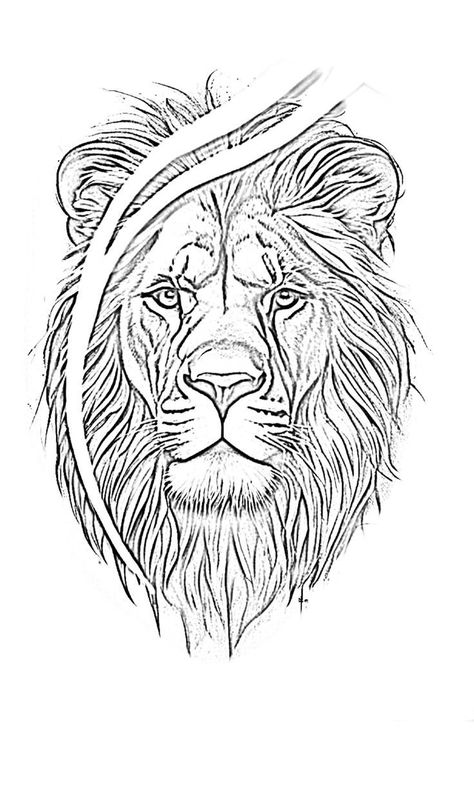 Lion Tattoo Stencil, Tat Stencils, Miracle Tattoo, Lion And Rose Tattoo, Simple Lion Tattoo, Hop Tattoo, Hip Hop Tattoo, Lion Stencil, Chest Tattoo Stencils