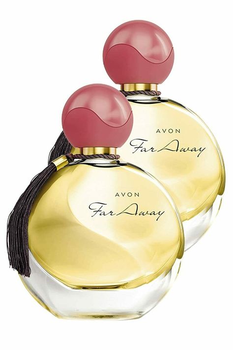 Avon Far Away Eau De Parfum Perfume Spray 1.7 Ounce 2 pack  About this item 2 Full Size Bottles A Lush Liberating Journey of the Senses Modern Oriental Blends Jasmine, Freesia, Orange Flower, Peach Best Cheap Perfume, Cheap Fragrance, Avon Fragrance, Cheap Perfume, Winter Fragrance, Popular Perfumes, Summer Fragrance, Best Perfume, Perfume Brands