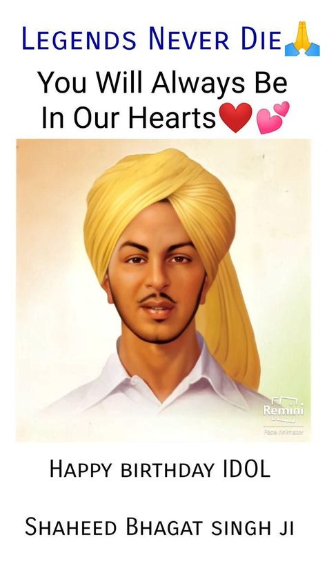 Happy Birthday SHAHEED BHAGAT SINGH JI [Video] | Bhagat singh, Singh, Happy 23 March Bhagat Singh Video, Bhagat Singh Birthday Video Status, Happy Birthday Bhagat Singh, Bhagat Singh Video Status, Bhagat Singh Birthday Wishes, Bhagat Singh Video, Bhagatsingh Birthday, Bhagat Singh Status, Bagath Singh