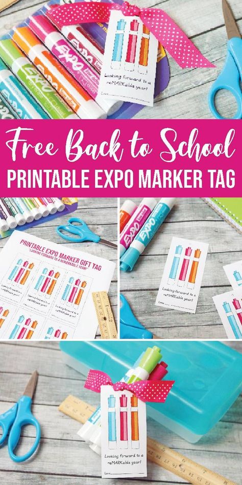 Looking for an easy and quick back to school teachers gift? I have an Expo marker diy teacher gift they will actually love and find handy! #passion4savings #teacher #giftidea #backtoschool #diy #gift #teachersgift #printable #free #expomarkers Welcome Back Teacher, Expo Markers, Back To School Teachers, Easy Teacher Gifts, Diy Marker, Expo Marker, Back To School Gifts For Teachers, Teacher Gift Tags, Teachers Diy