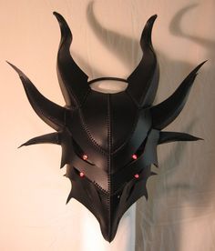 Mascara Oni, Armadura Cosplay, Demon Mask, Dragon Mask, Mask Drawing, Idee Cosplay, Leather Mask, 다크 판타지, Cool Masks