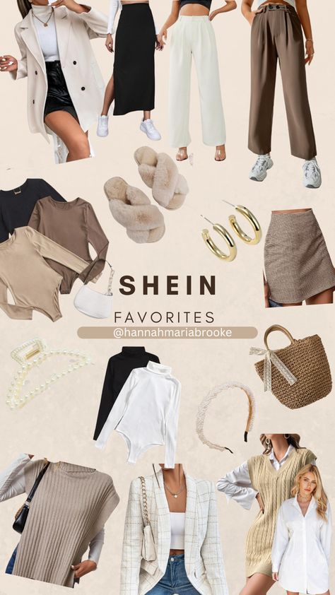 Shein Outfits For College, Winter Outfits Shein Women, Shein 2024 Outfits, Shein Outfits Fall 2024, Shein Capsule Wardrobe, Shein Fall Outfits 2024, Shien Fall Outfits, Best Of Shein, Winter Outfit Shein