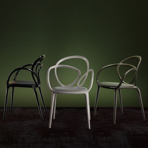 Swedish studio Front have also designed products for Giovannoni's first Qeeboo collection Garden Chairs Design, Kitchen Breakfast Nooks, Floral Upholstery, Futuristic Furniture, Plastic Furniture, Plastic Injection Molding, Plastic Chair, Milan Design Week, Garden Chairs