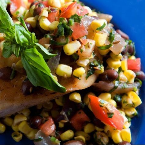 Black Bean and Corn Salsa is listed (or ranked) 1 on the list Bahama Breeze Recipes Bahama Recipes, Black Bean Recipe, Black Bean And Corn Salsa, Corn Bean Salsa, Black Bean Corn Salsa, Corn Salsa Recipe, Black Bean And Corn, Mayo Salad, Chicken Food Recipes