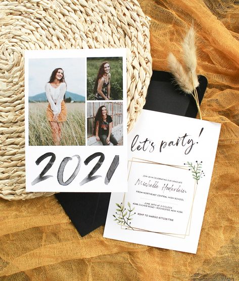 These graduates have worked so hard over the last year and they've missed out on a lot. Don't let them miss out on a final celebration; a celebration of this huge accomplishment! 🎓 Green Graduation Party, Blue Graduation Party, 2024 Photo, Blue Graduation, Grad Invitations, Minimalist Photos, Graduation Party Invitation, Modern Heart, Graduation Invitation