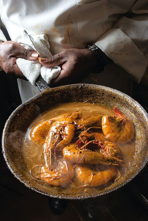 Mr. B's Barbecued Shrimp Recipe | Saveur Barbequed Shrimp, Shrimp Jumbo, Shrimp Butter, Spicy Butter, Shrimp Bbq Recipes, Buttery Shrimp, Barbecue Shrimp, Hp Sauce, Cooked Shrimp