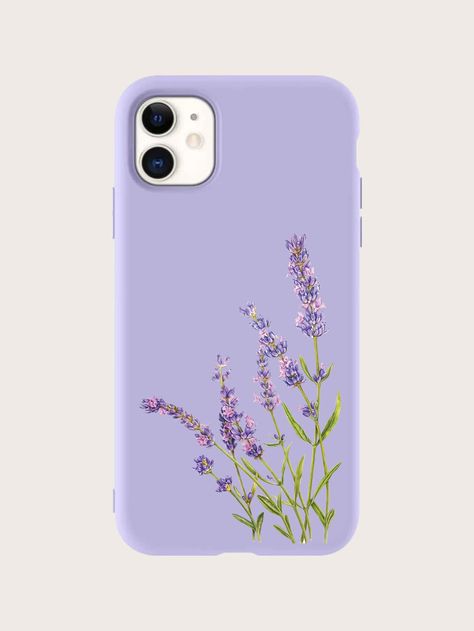 Phone Case Painting Purple, Case Drawing Ideas, Phone Case Drawing Ideas, Phone Case Drawing, Lavender Phone Case, Mobile Case Diy, Case Drawing, Lavender Pattern, Case Painting