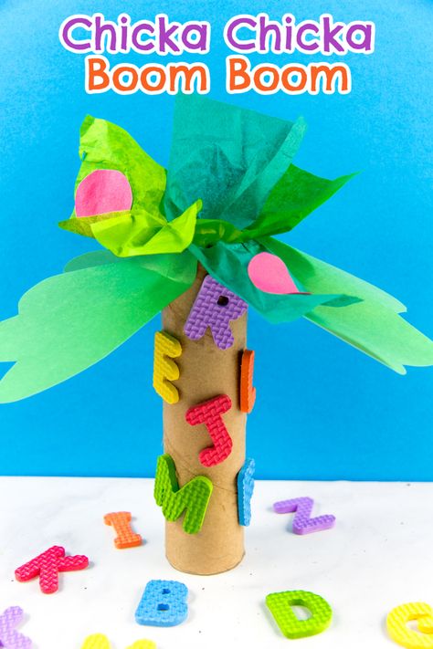 Chicka Boom Boom Tree, Chicka Chicka Boom Boom Tree, Chicka Chicka Boom Boom Activities, Kids Science Fair Projects, Race To The Top, Colorful Art Projects, Educational Websites For Kids, Preschool Art Projects, Chicka Chicka Boom Boom