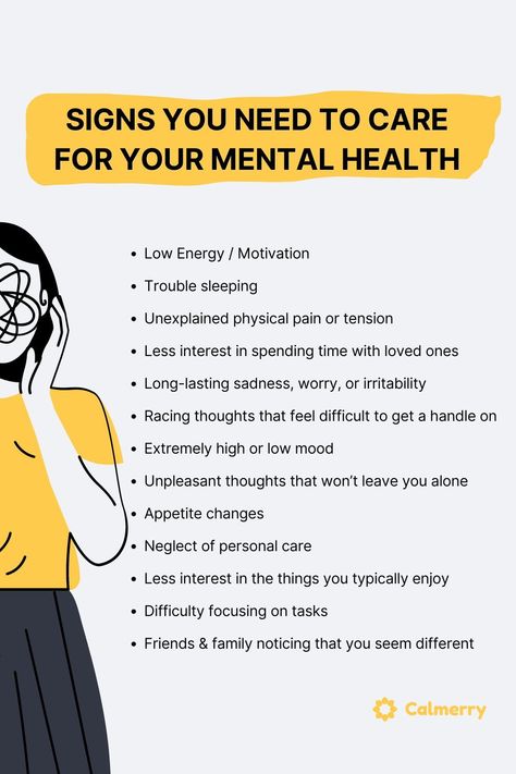 If you are experiencing any of these symptoms, don’t be afraid to reach out to a mental health professional. Free Mental Health, Mental Health Facts, Social Well Being, Health Professional, Low Mood, Personal Responsibility, Marriage And Family Therapist, Physical Pain, Clinical Psychologist