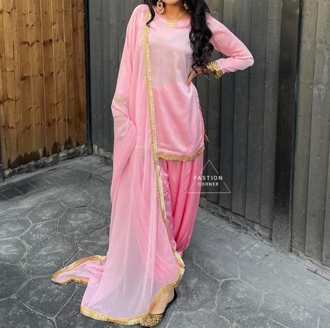 Pink Salwar Kameez Suit Punjabi Patiala Suit Silk Kurta Dupatta Custom Stitched for Girls and Women With Matching Earring Gift by FASTIONCORNER on Etsy Suit Punjabi Patiala, Punjabi Patiala Suit, Pink Salwar Kameez, Suit Punjabi, Patiala Suit, Graphic Trends, Punjabi Dress, Back Neck Designs, Baby Pink Colour