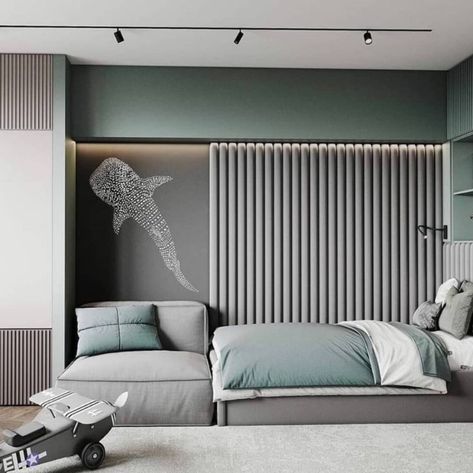 Boys Bedroom Modern, Modern Boys Rooms, Boys Room Design, Boy Bedroom Design, Modern Kids Room, Kids Bedroom Inspiration, Teenage Room, Kids Bedroom Designs, Kids Interior Room