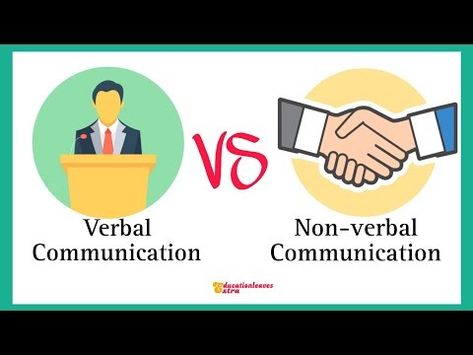 Verbal communication vs non-verbal communication - YouTube Non Verbal Communication, Communication Pictures, Written Communication, Verbal Communication, Non Verbal, To Learn, Communication, Thing 1, Key