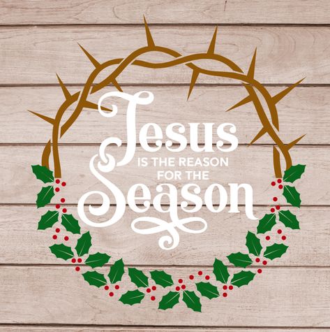 etsy.com/shop/onemomstopshop #JesusistheReasonfortheSeasonDecal #ReligiousChristianChristmasWreathVinylDecal #DoorHanger #WoodSignDecal #WreathofThorns #brown #christmas #religious #green #carwindows #windows This Is The Season This Is The Reason, Half Christmas, Half Wreath, Christmas Christian, Christmas Decals, Teacher Lesson Plans, Verses Wallpaper, Christmas Projects Diy, Program Ideas