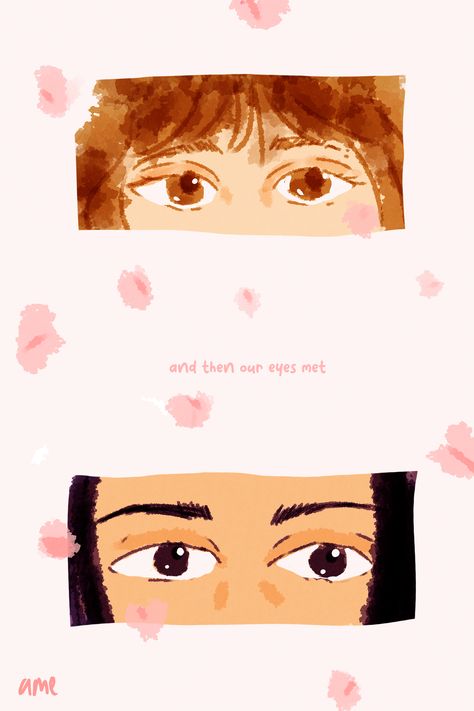 Our Eyes Met, I Pick, Random Art, Clip Studio Paint, Scrapbook Journal, Some Words, My Eyes, Original Drawing, To Meet