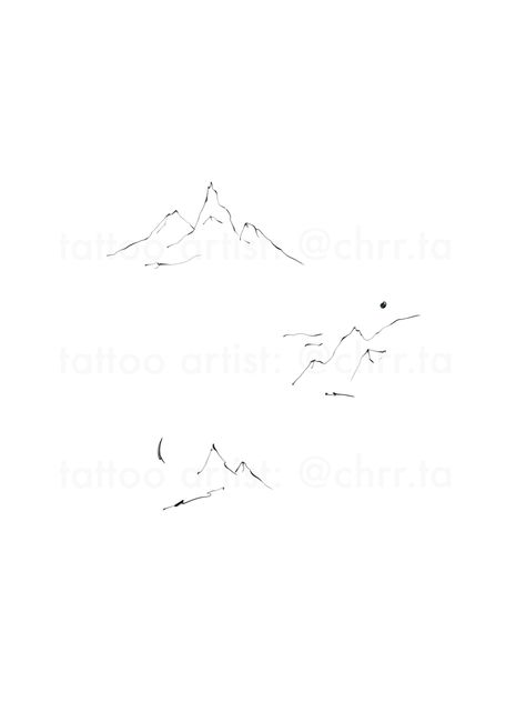 abstract art mountains tattoo designs ideas shape small fineline mountains идеи для маленьких тату горы рельеф гор форма гор контурные татуировки tattoos for girls boys aesthetic Minimal Nature Tattoo, Small Nature Tattoo, Outdoor Tattoo, Ukrainian Tattoo, Mountains Tattoo, Minimal Tattoo Ideas, Mountain Tattoo Design, Pretty Hand Tattoos, Landscape Tattoo