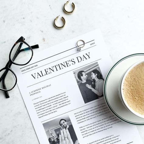 @jesslynnpo shared a photo on Instagram: “Happy Valentine’s Day💕Need a sentimental gift idea? I made this newspaper inspired print for free using @canva & printed it on card stock.…” • Feb 14, 2021 at 4:04pm UTC Newspaper Gift, Pool Art, Using Canva, Hill Station, Valentines Gift, Sentimental Gifts, Happy Valentine, Newspaper, Valentine Gifts