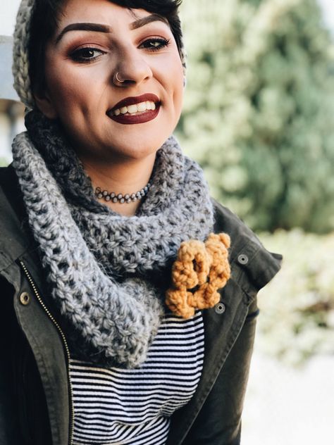 Crochet Infinity Scarf