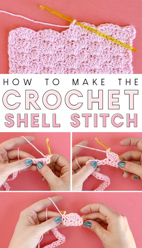 Crochet Scarf Shell Pattern, Shell Stiches Crochet Baby Blanket, Beautiful Shells Blanket, How To Crochet A Shell Stitch, Shell Stiches Crochet Diagram, Crochet Shell Stitch Diagram, How To Do Shell Stitch Crochet, Shell Stitch Tutorial, Crotchet Patterns Projects Free Blanket