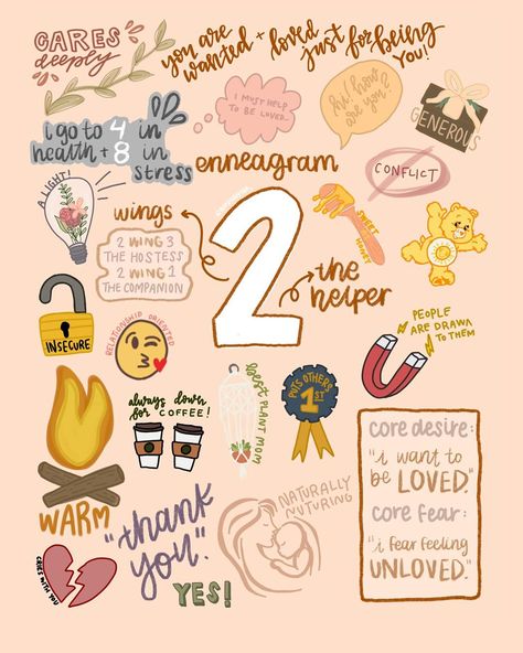 aimee nana | @aimee_nana on Instagram: “MY REVIVED ENNEAGRAM SERIES🙈 for the second post, I thought it was rather fitting to do type two’s! 🤍 enneagram type twos, known as the…” 2w3 Enneagram, Enneagram 2w1, Enneagram 2w3, Enneagram Two, Type 7 Enneagram, Personalidad Enfp, Strengths Finder, Enneagram Type 2, Enneagram Test